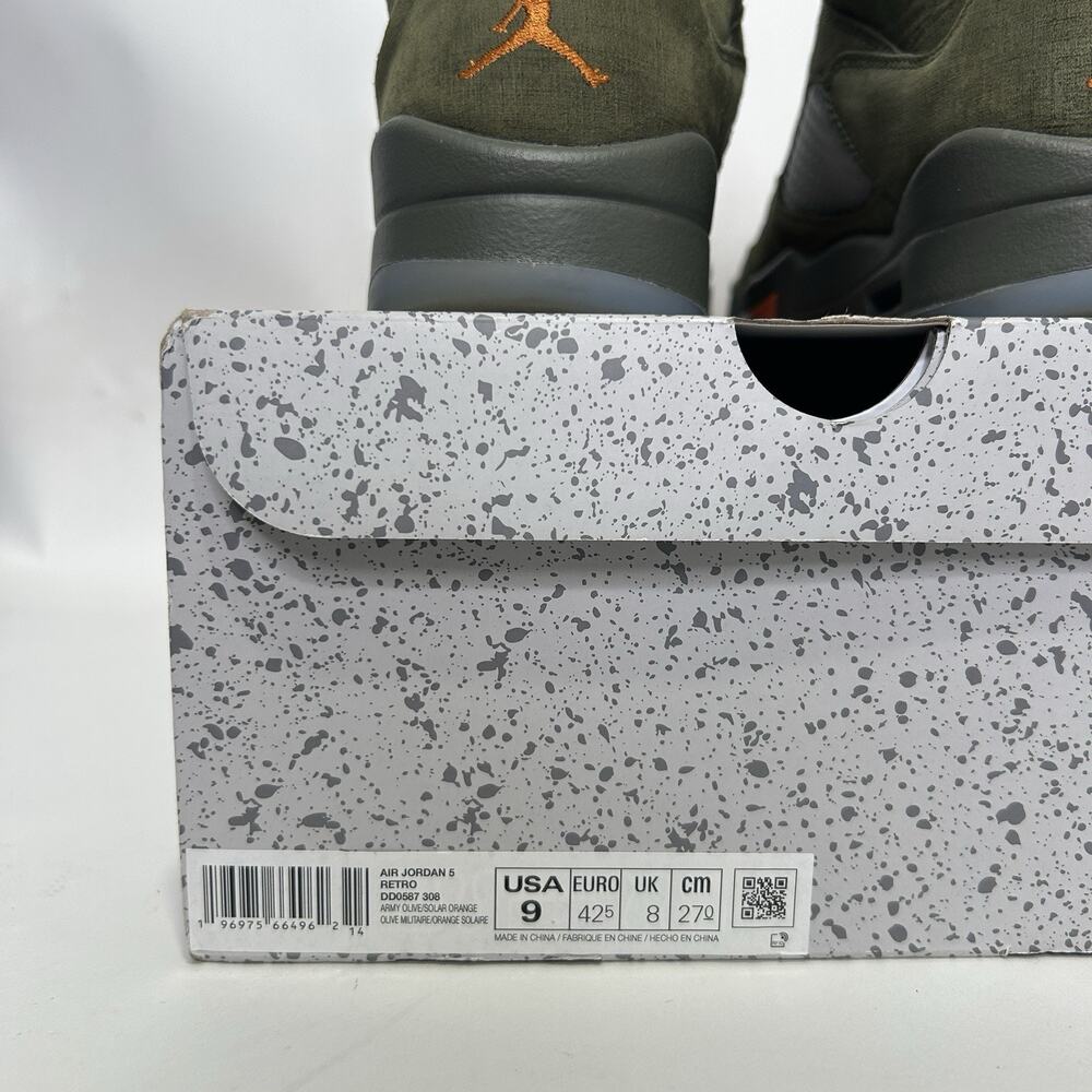 Nike Air Jordan 5 Retro SE “Olive” - Picture 9 of 10